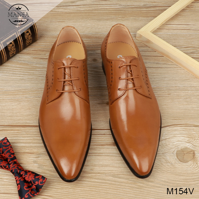 Giày da nam kiểu dáng Derby lịch lãm M154V